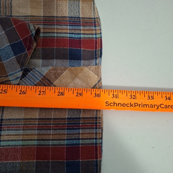 Vintage Kennington California Western Pearl Snap‎ Shirt Mens Size Large Plaid - Picture 10 of 11